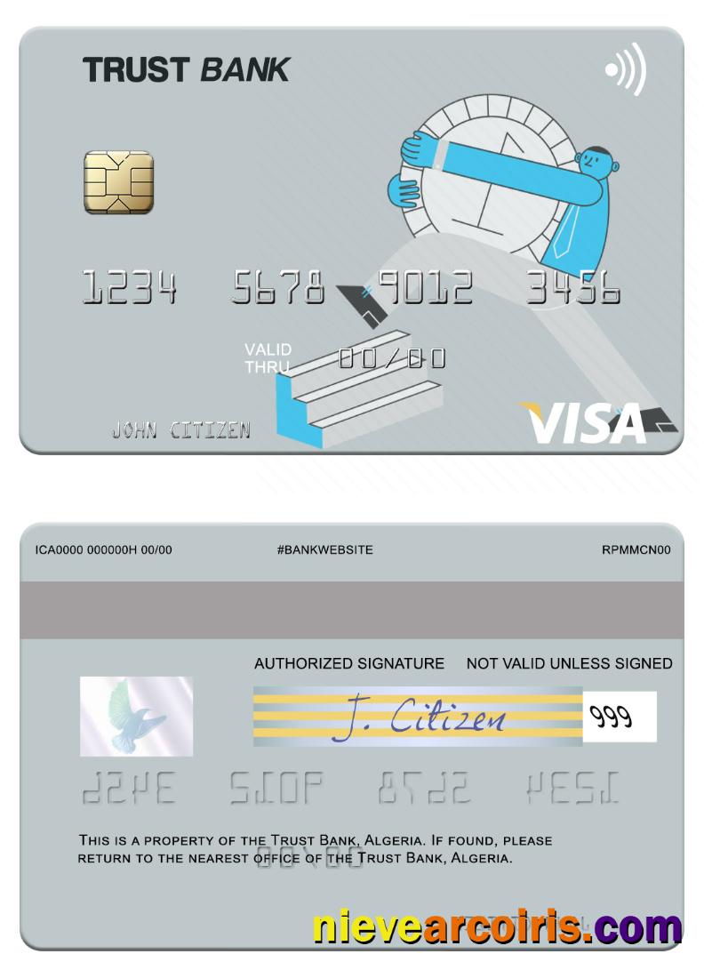 Algeria Trust Bank Algéria visa card